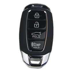 Hyundai 2019 Smart Key Shell 4 Button Siyah - 1